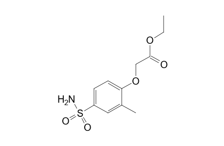 [(4-sulfamoyl-o-tolyl)oxy]acetic acid, ethyl ester