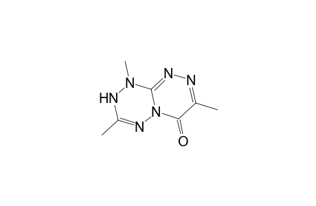 1,3,7-Trimethyl-1,4-dihydro-6H-[1,2,4]triazino[4,3-b][1,2,4,5]tetraazin-6-one