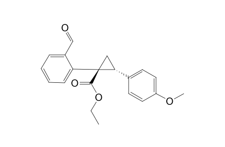 Ethyl trans-1-(2-formylphenyl)-2-(4-methoxyphenyl)cyclopropane-1-carboxylate