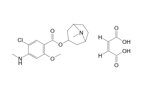 5-Chloro-4-(methylamino)-o-anisic acid, tropan-3-yl ester, maleate(1:1)(salt)