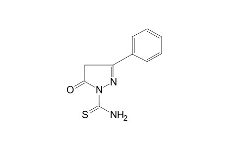 5-oxo-3-phenyl-2-pyrazoline-1-thiocarboxamide