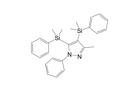 4,5-Bis(dimethylphenylsilyl)-3-methyl-1-phenylpyrazole