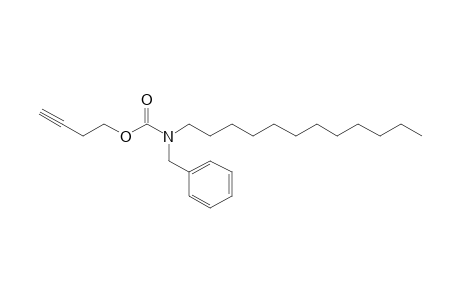 Carbonic acid, monoamide, N-benzyl-N-dodecyl-, but-3-yn-1-yl ester