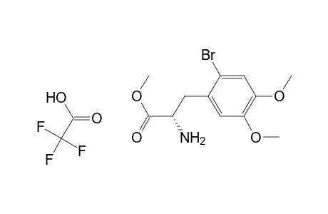 (S)-2-Bromo-4,5-dimethoxyphentlalanine Methyl Ester Hydrotrifluoroacetate