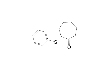 2-(Phenylthio)-1-cycloheptanone