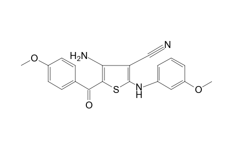 4-amino-2-(m-anisidino)-5-(p-anisoyl)-3-thiophenecarbonitrile