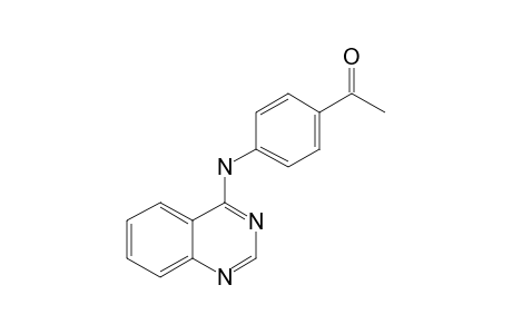 1-[4-(4-Quinazolinylamino)phenyl]ethanone