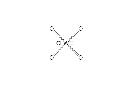 trans-Tetracarbonylchloro(methylcarbyne)tungsten