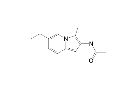 N-(6-ETHYL-3-METHYL-INDOLIZIN-2-YL)-ACETAMIDE
