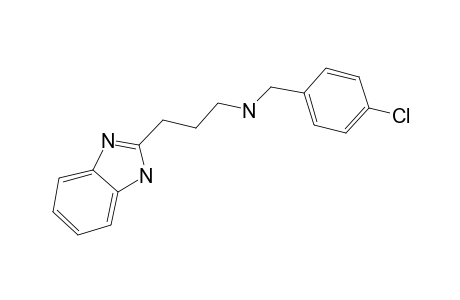 [3-(1H-1,3-Benzodiazol-2-yl)propyl][(4-chlorophenyl)methyl]amine