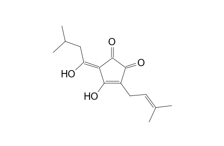 3-Cyclopentene-1,2-dione, 4-hydroxy-5-(l-hydroxy-3-methylbutylidene)-3-(3-methyl-2-butenylidene)-