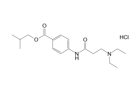 p-[3-(Diethylamino)propionamido]benzoic acid, isobutyl ester, hydrochloride