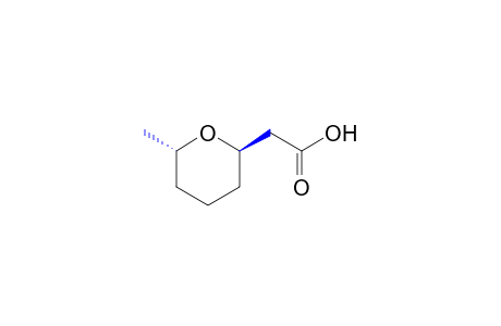 (+/-)-6-methyltetrahydro-2H-pyran-2-acetic acid