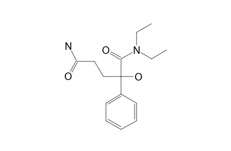 N,N-DIETHYL-2-HYDROXY-2-PHENYLGLUTARAMIDE