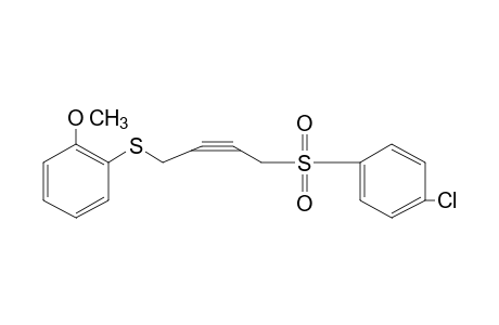o-{{4-[(p-chlorophenyl)sulfonyl]-2-butynyl}thio}anisole
