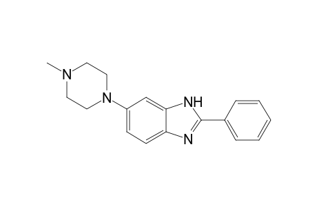 6-(4-Methyl-1-piperazinyl)-2-phenyl-1H-benzimidazole