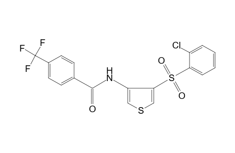 N-{4-[(o-chlorophenyl)sulfonyl]-3-thienyl}-alpha,alpha,alpha-trifluoro-p-toluamide