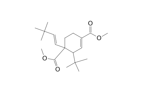 Dimethyl 3-tert-butyl-4-(3,3-dimethyl-1-butenyl)-1-cyclohexene-1,4-dicarboxylate