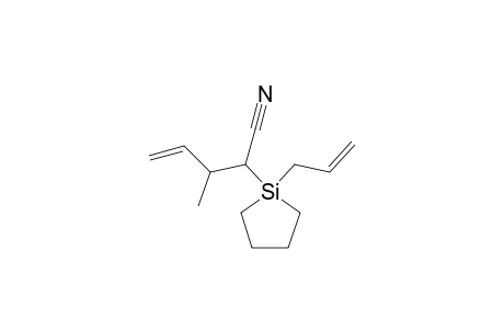 2-(1'-Allylsilolan-1'-yl)-3-methylpent-4-enenitrile