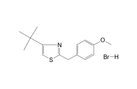 4-tert-butyl-2-(p-methoxybenzyl)thiazole, hydrobromide