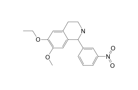 6-Ethoxy-7-methoxy-1-(3-nitro-phenyl)-1,2,3,4-tetrahydro-isoquinoline