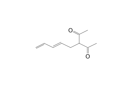 5,7-Octadien-2-one, 3-acetyl-