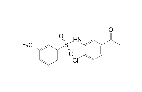 5'-acetyl-2'-chloro-alpha,alpha,alpha-trifluoro-m-toluenesulfonanllide