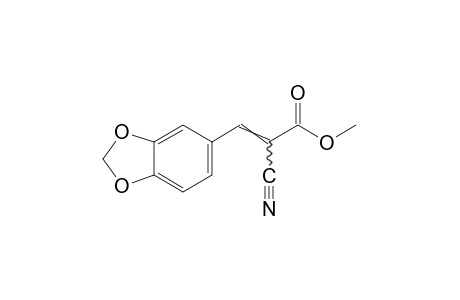 α-Cyano-3,4-(methylenedioxy)cinnamic acid, methyl ester