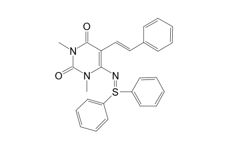 N-(1,3-dimethyl5-styryluracil-6-yl]-S,S-diphenylsulfilimine