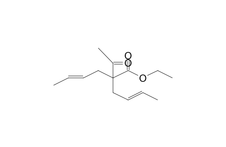 (E)-4-Hexenoic acid, 2-acetyl-2-(2-buten-1-yl)-, ethyl ester