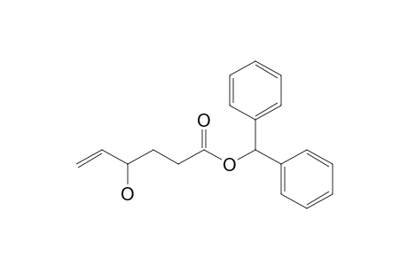 Diphenylmethyl 4-hydroxy-5-hexenoate