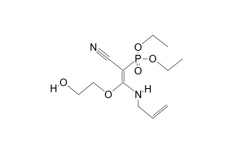 (E)-3-(allylamino)-2-diethoxyphosphoryl-3-(2-hydroxyethoxy)acrylonitrile
