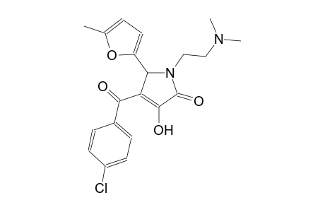 2H-pyrrol-2-one, 4-(4-chlorobenzoyl)-1-[2-(dimethylamino)ethyl]-1,5-dihydro-3-hydroxy-5-(5-methyl-2-furanyl)-
