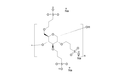 Starch, sulfopropylated, sodium salt; sulfopropyl starch, sodium salt