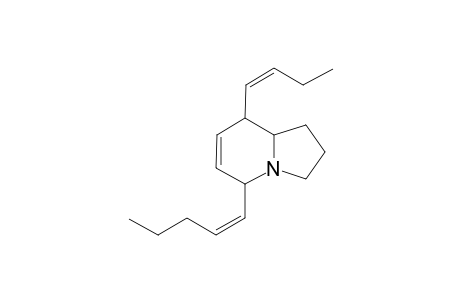 8-(Butenyl)-5-(pentenyl)-6,7-dehydro-indolizidine