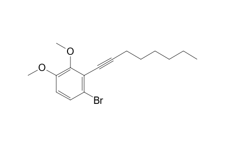 1-Bromo-3,4-dimethoxy-2-(oct-1-ynyl)benzene