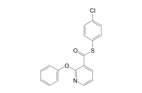 2-PHENOXYTHIONICOTINIC ACID, S-(p-CHLOROPHENYL) ESTER