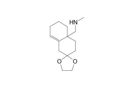 2(1H)-Naphthalenone, 3,4,4a,5,6,7-hexahydro-4a-[(methylamino)methyl]-, ethylene acetal