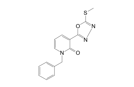 1-BENZYL-3-[5-(METHYLTHIO)-1,3,4-OXADIAZOL-2-YL]-2(1H)-PYRIDONE