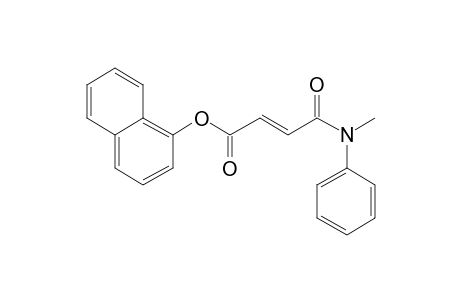 Fumaric acid, monoamide, N-methyl-N-phenyl-, 1-naphthyl ester