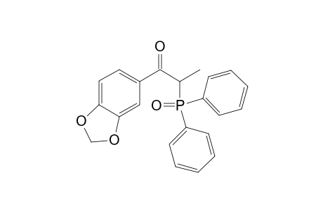 2-Diphenylphosphinoyl-1-(3,4-methylenedioxyphenyl)propan-1-one
