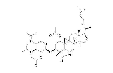 1H,19H-Cyclopropa[9,10]cyclopenta[a]phenanthrene, 9,19-cyclolanost-24-en-28-oic acid deriv.