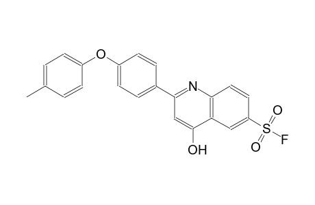 4-hydroxy-2-[p-(p-tolyloxy)phenyl]-6-quinolinesulfonyl fluoride