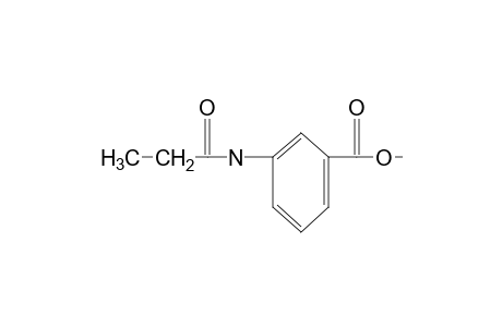 m-propionamidobenzoic acid, methyl ester