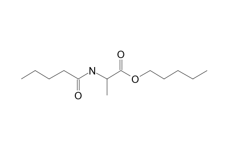 L-Alanine, N-valeryl-, pentyl ester