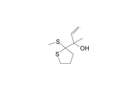 2-(1'-Hydroxy-1'-methyl-2'-propenyl)-2-methylthio) thiolane