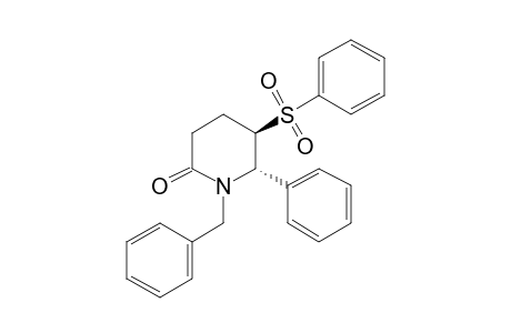 (5R,6S)-1-Benzyl-6-phenyl-5-(phenylsulfonyl)piperidin-2-one