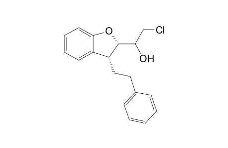 (2'S,3'R)-2-Chloro-1-[3'-(2"-phenylethyl)-2',3'-dihydro-2'-benzofuryl]ethanol