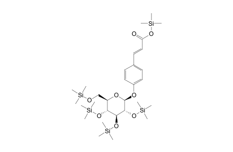 Coumaric acid 4-o-.beta.-D-glucopyranoside, 5tms derivative