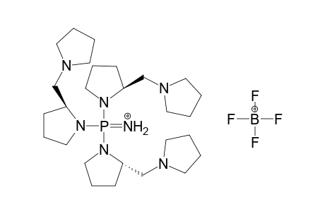 TRIS-[2-(PYRROLIDIN-1-YLMETHYL)-PYRROLIDIN-1-YL]-PHOSPHAZENIUM-TETRAFLUOROBORATE